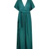 Online Maison Saint Julien Robe Longue Empire Emeraude