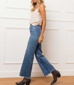 Best RE/DONE Jean Flare Crop Taille Haute Levi'S