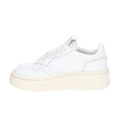 New Autry Baskets Enfant Medalist Low Cuir Blanc