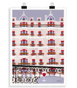 Clearance Image Republic Affiche Wlpp "Paris Plaza" 56 X 76 Cm