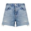 Best Moussy Vintage Short En Denim Pelion A Taille Haute