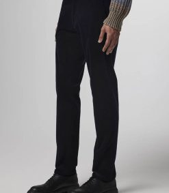 New NN07 Pantalon Pour Homme Karl En Velours Navy Blue