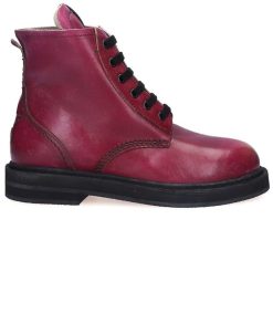 Online Golden Goose Boots A Lacets Ele Bordeaux