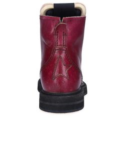 Online Golden Goose Boots A Lacets Ele Bordeaux