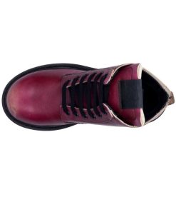 Online Golden Goose Boots A Lacets Ele Bordeaux