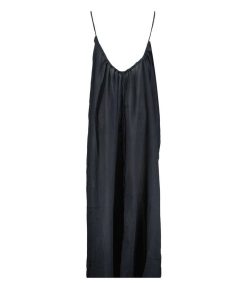 Clearance Maison Saint Julien Robe Plissee Palm Beach Bleu Nuit