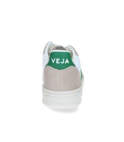 Best Veja Baskets Homme V-10 Chromefree Leather White Emeraude Sahara