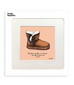 Hot Image Republic Affiche Pas Du Tout Cliche Boots 22 X 22 Cm