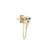 Clearance Céline Daoust Boucle D'Oreille A Chaine Marquise En Tourmaline Bleue