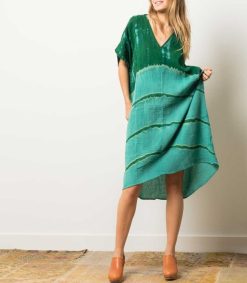 Clearance Love and let dye Kaftan Maui Vintage Green