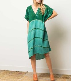 Clearance Love and let dye Kaftan Maui Vintage Green