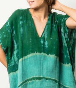 Clearance Love and let dye Kaftan Maui Vintage Green