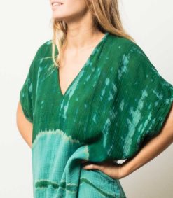 Clearance Love and let dye Kaftan Maui Vintage Green