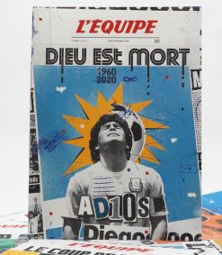 Best Plakat Affiche L'Equipe Maradona 50 X 70Cm