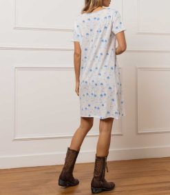 Wholesale G.Kero Robe Tee-Shirt Blue Girl Exclu Jane De Boy