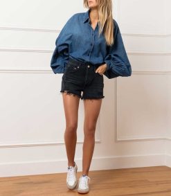 Best RE/DONE Short En Jean 50S Cutoff