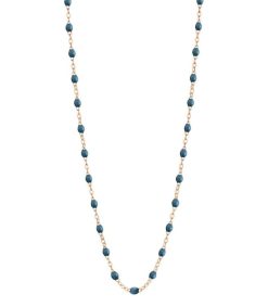 Best Gigi Clozeau Collier Or Rose Et Perles De Resine 42 Cm