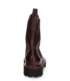 Wholesale King Tartufoli Boots Chelsea Monastero En Cuir Bordeaux