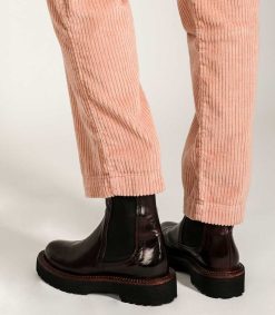 Wholesale King Tartufoli Boots Chelsea Monastero En Cuir Bordeaux