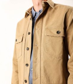 Online Nine in the Morning Veste En Toile Homme Andrea Camel