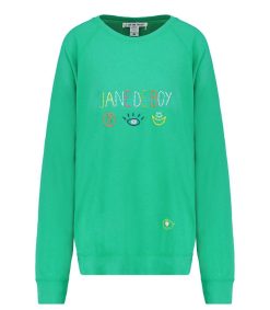 Online We Are One Project Sweat-Shirt Vintage Brode Jane De Boy Vert