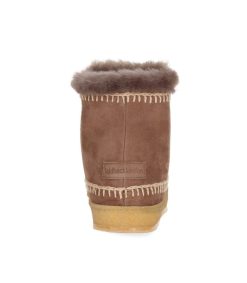 Best laidback london Boots Setsu Crochet Crepe Suede Camel/Beige