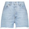 Clearance RE/DONE Short En Jean Cutoff Faded Vintage Indigo