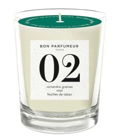 Online Bon Parfumeur Bougie Parfumee 02 Graines De Coriandre, Miel Et Feuilles De Tabac