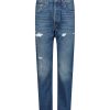 Hot Levi's Jean 501® Original Destructed Dark Indigo