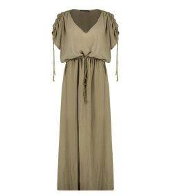 New Maison Saint Julien Robe Longue Alexandrie Khaki