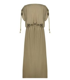 New Maison Saint Julien Robe Longue Alexandrie Khaki