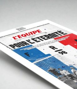 Online Plakat Affiche L'Equipe France 98 - 30 X 40Cm