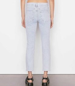 Clearance Frame Jean Le High Straight Rayures