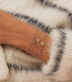 Best Gigi Clozeau Bracelet Or Rose Et Perles De Resine