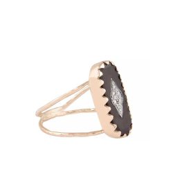 Hot Pascale Monvoisin Bague Mahe Noir Et Diamants