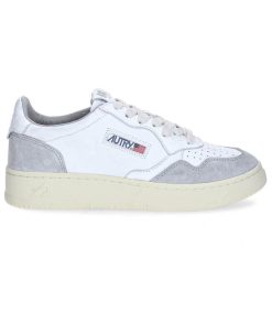 Wholesale Autry Baskets Homme Medalist Low White/Grey