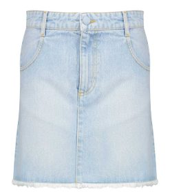 Online HAPPY HAUS Mini Jupe En Jean Light Blue