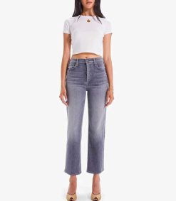 Wholesale Mother Jean Skinny Crop The Rambler Ankle Bars & Phrases