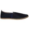 Online Saanas Mocassins Saanas Classique Cuir A Poils Bleu Nuit