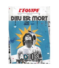 Online Plakat Affiche L'Equipe Maradona 30 X 40Cm