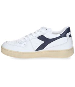 Best Diadora Baskets Homme Mi Low Used Blanc/Bleu Nuits