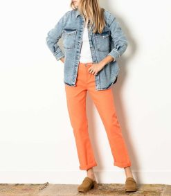 Clearance Modetrotter Pantalon Elias Tuni Orange