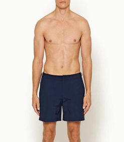 New Orlebar Brown Short De Bain Homme Mi-Long Bulldog Ii Navy