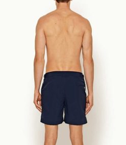 New Orlebar Brown Short De Bain Homme Mi-Long Bulldog Ii Navy