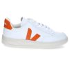 Best Veja Baskets V-12 Leather White Pumpkin