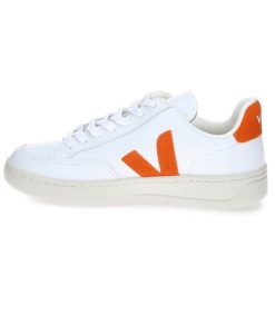 Best Veja Baskets V-12 Leather White Pumpkin