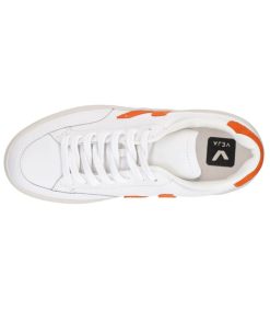 Best Veja Baskets V-12 Leather White Pumpkin