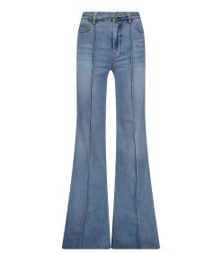 New Zimmermann Jean Wide Leg Bleu Poseidon