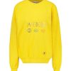 New We Are One Project Sweat-Shirt Vintage Brode Jane De Boy Jaune