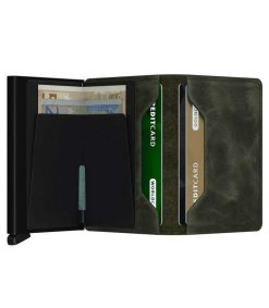 Hot Secrid Porte-Carte Slimwallet Vintage Olive Black